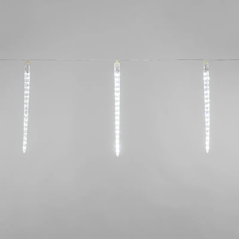 Гирлянда светодиодная Сосульки 230В, комплект 8 шт х 42 см, 36x8 LED, не соединяются