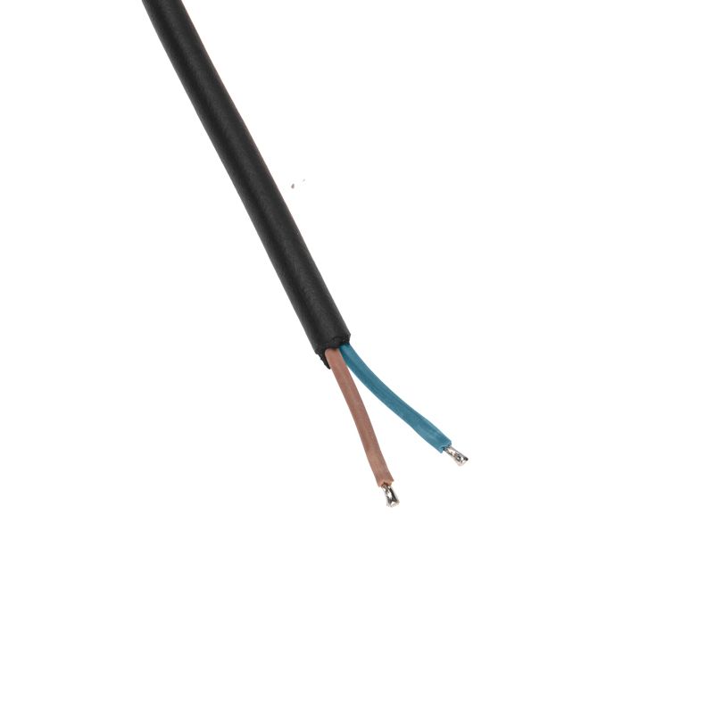 Шнур питания для уличных гирлянд (без вилки) 3А, цвет провода черный, IP65
