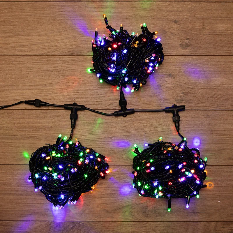 Гирлянда LED ClipLight 24V, 3 нити по 20 м, свечение с динамикой, цвет диодов Мульти