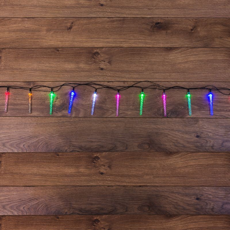Гирлянда светодиодная Палочки с пузырьками 20 палочек, цвет: мультиколор, 2 метра
