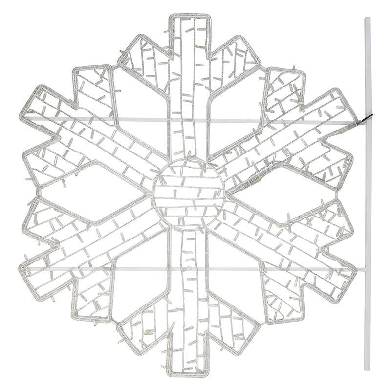 Фигура световая Снежинка 125х120 см, 200 LED, IP65, цвет свечения белый NEON-NIGHT