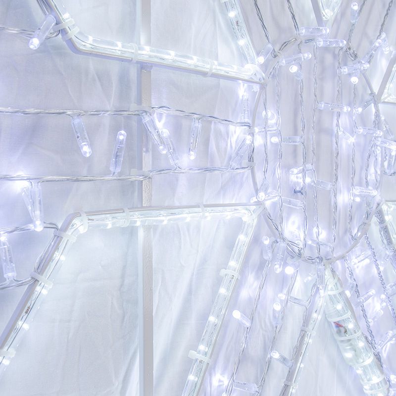 Фигура световая Снежинка 125х120 см, 200 LED, IP65, цвет свечения белый NEON-NIGHT