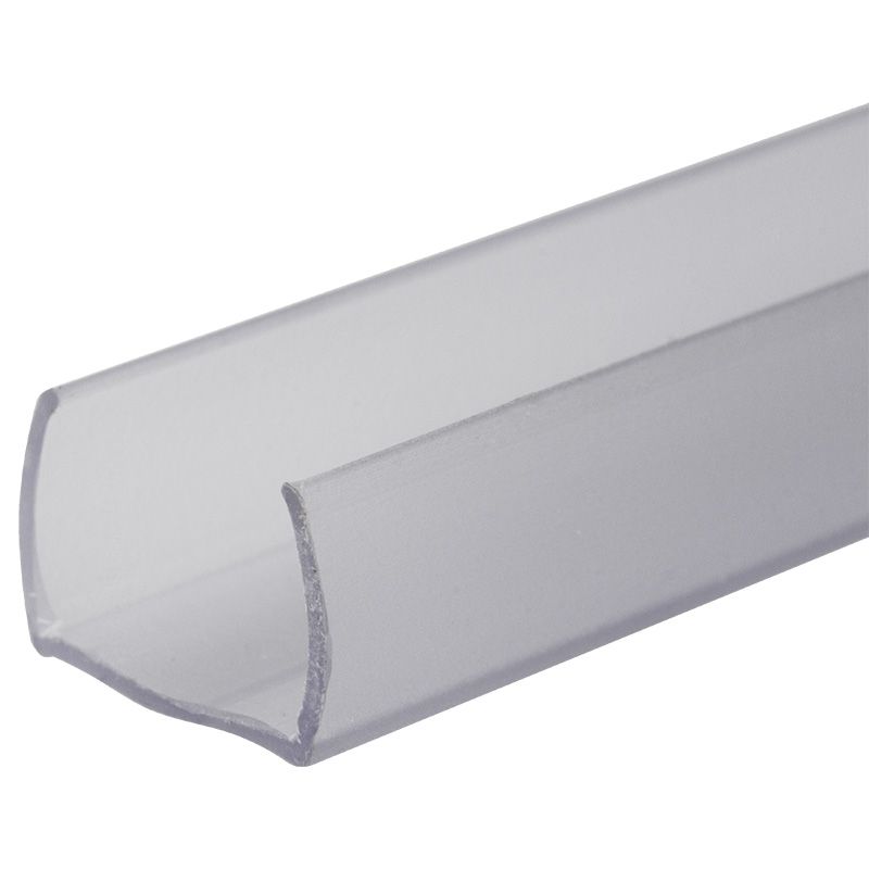 Короб пластиковый для гибкого неона 12х12мм, длина 1 метр (цена за 1 шт.)