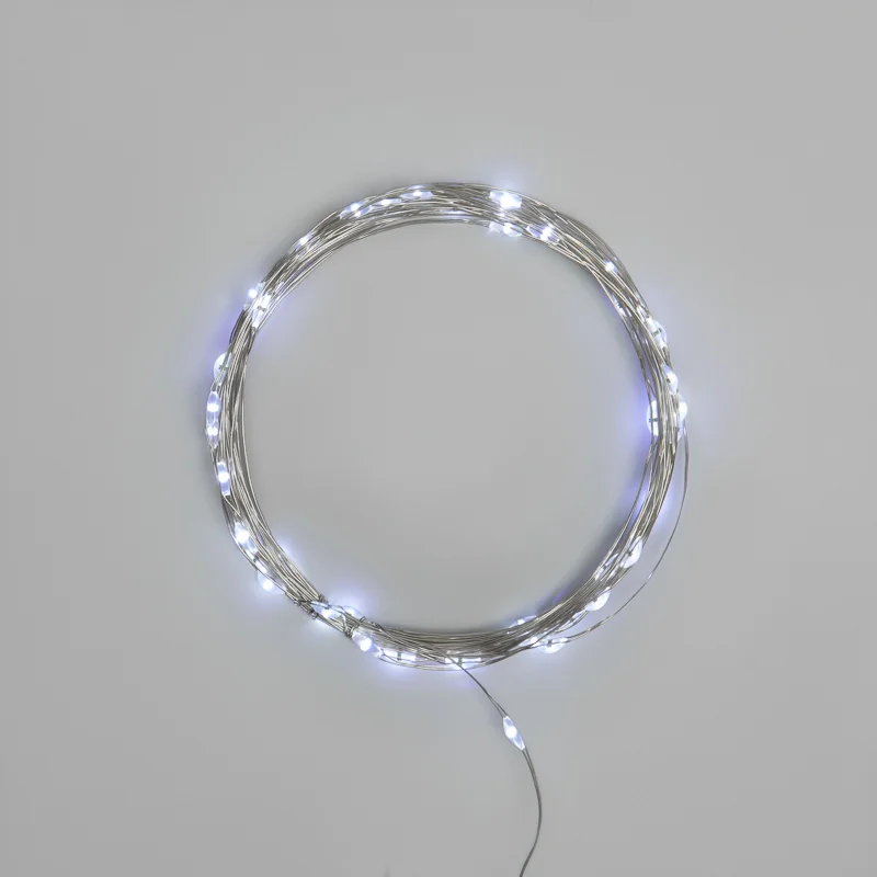 Гирлянда светодиодная Роса 5 м, 50LED, БЕЛЫЙ, IP20, USB NEON-NIGHT