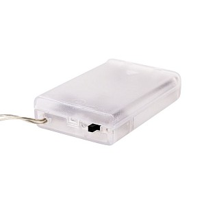 Акриловая светодиодная фигура Белый мишка 20 см, 4,5 В, 3 батарейки AA (не входят в комплект), 20 светодиодов NEON-NIGHT