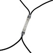 Гирлянда светодиодная Сеть 2x3м 432 LED БЕЛЫЙ черный каучук IP67 постоянное свечение 230В блок в комплекте NEON-NIGHT