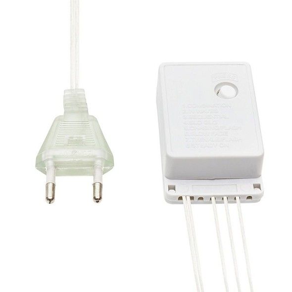 Гирлянда Сеть 1,8х1,5м, прозрачный ПВХ, 180 LED Мультиколор