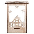 Деревянная фигурка с подсветкой Волшебный фонарик 13,8x11x11 см