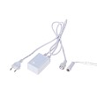 Гирлянда светодиодная Сеть треугольная 1,5х2х2м 136 LED МУЛЬТИ прозрачный ПВХ IP65 свечение с динамикой 230В контроллер в комплекте NEON-NIGHT