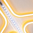 Светодиодная фигура из гибкого неона Снежинка с эффектом тающих сосулек 60x60см ТЕПЛЫЙ БЕЛЫЙ/БЕЛЫЙ NEON-NIGHT
