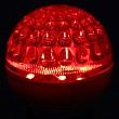 Лампа шар e27 10 LED Ø50мм красная 24В (постоянное напряжение)