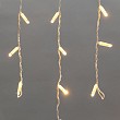 Гирлянда светодиодная Бахрома (Айсикл) 4,8х0,6м 176 LED ТЕПЛЫЙ БЕЛЫЙ белый ПВХ IP65 постоянное свечение 230В нужен блок 303-500-1 NEON-NIGHT