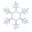 Фигура световая Снежинка цвет белый, размер 55x55см NEON-NIGHT