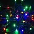 Гирлянда светодиодная Нить 10м 100 LED RGB черный ПВХ IP65 свечение с динамикой 230В соединяется NEON-NIGHT нужен контроллер 245-908