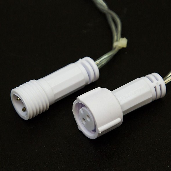 Гирлянда светодиодная Нить 10м 100 LED МУЛЬТИКОЛОР прозрачный ПВХ IP65 постоянное свечение 24В соединяется NEON-NIGHT нужен транс-ор 531-100/531-311/531-312