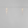 Гирлянда светодиодная Сосульки 1,5 м, 10 LED, прозрачный ПВХ, цвет свечения теплый белый, 2 х АА (батарейки не в комплекте) NEON-NIGHT