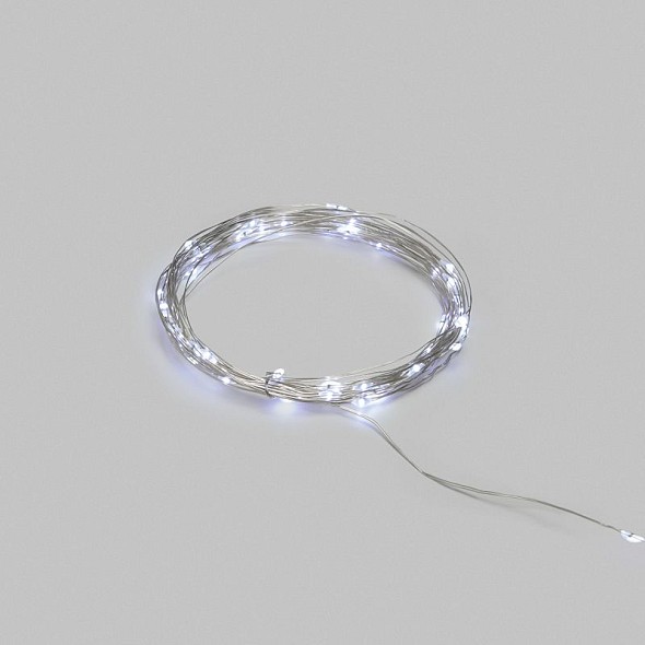 Гирлянда светодиодная Роса 5 м, 50LED, БЕЛЫЙ, IP20, USB NEON-NIGHT