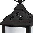 Декоративный фонарь 11х11х22,5 см, черный корпус, теплый белый цвет свечения с эффектом мерцания NEON-NIGHT