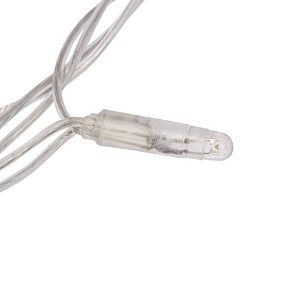 Гирлянда светодиодная Занавес 2х6м 360 LED БЕЛЫЙ прозрачный ПВХ IP65 эффект водопада 24В не соединяется трансформатор в комплекте NEON-NIGHT