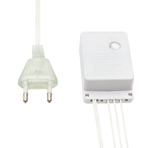 Гирлянда сеть 1,8х1,5м, прозрачный ПВХ, 180 LED, Синий