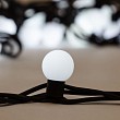 Гирлянда светодиодная Мультишарики Ø23мм 10м 80 LED БЕЛЫЙ черный каучук IP67 постоянное свечение 230В нужен блок 315-000 NEON-NIGHT