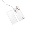 Гирлянда светодиодная Баночки 1,5 м, 10 LED, прозрачный ПВХ, цвет свечения теплый белый, 2 х АА (батарейки не в комплекте) NEON-NIGHT