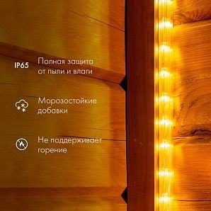 Дюралайт LED двухжильный 230В 13мм 24 LED/м БЕЛЫЙ постоянное свечение модуль 2м бухта 100м NEON-NIGHT