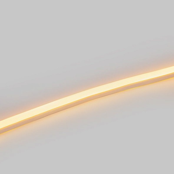 Гибкий неон 15х26мм односторонний 120 LED/м ТЕПЛЫЙ БЕЛЫЙ 230В бухта 50м (c комплектом подключения) NEON-NIGHT