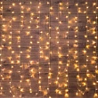 Гирлянда Светодиодный Дождь 1.5x1.5 м, прозрачный ПВХ, 144 LED с контроллером, теплое белое свечение NEON-NIGHT