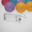 Тайские фонарики Фейерверк 1,5 м, прозрачный ПВХ, 10 LED, теплый белый, питание 2 х АА (батарейки не в комплекте)