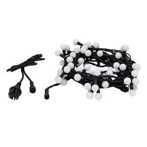 Гирлянда светодиодная Мультишарики Ø17,5мм 10м 80 LED RGB черный каучук IP67 быстрая смена цвета 230В NEON-NIGHT
