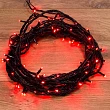Гирлянда Нить управляемая 10м 100 LED РОЗОВЫЙ черный ПВХ IP65 свечение с динамикой 230В NEON-NIGHT
