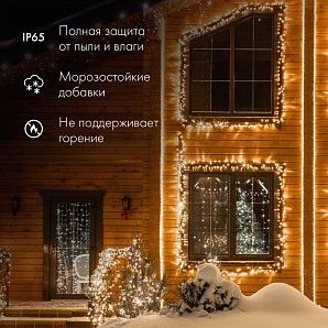 Дюралайт LED двухжильный 230В 13мм 24 LED/м СИНИЙ постоянное свечение модуль 2м бухта 100м NEON-NIGHT