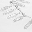 Гирлянда светодиодная Кластер 10м 400 LED БЕЛЫЙ прозрачный ПВХ IP65 постоянное свечение 230В нужен блок 303-500-1 NEON-NIGHT
