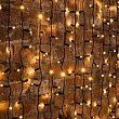 Гирлянда светодиодная Занавес 2х6м 768 LED ТЕПЛЫЙ БЕЛЫЙ черный ПВХ IP65 постоянное свечение 230В нужен блок 303-500 NEON-NIGHT