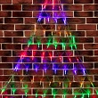 Гирлянда светодиодная Сеть треугольная 1,5х2х2м 136 LED МУЛЬТИ прозрачный ПВХ IP65 свечение с динамикой 230В контроллер в комплекте NEON-NIGHT