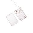 Тайские фонарики Северное сияние 3,5 м, прозрачный ПВХ, 20 LED, теплый белый