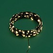 Гирлянда светодиодная Роса с контроллером 20м, 200LED, ТЕПЛЫЙ БЕЛЫЙ, IP20, 230В, зеленый провод NEON-NIGHT