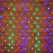 Гирлянда Сеть 1,5х1,5м, прозрачный ПВХ, 96 LED Мультиколор