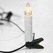 Гирлянда Свечи 10м, темно-зеленый ПВХ, 50 LED ТЕПЛЫЙ БЕЛЫЙ