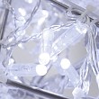 Светодиодная фигура Звезда 50 см, 80 светодиодов, с трубой и подвесом, цвет свечения белый NEON-NIGHT