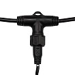 Гирлянда LED ClipLight 24V, 3 нити по 20 м, свечение с динамикой, цвет диодов Синий