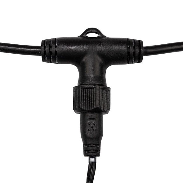 Гирлянда LED ClipLight 24V, 3 нити по 20 м, свечение с динамикой, цвет диодов Синий