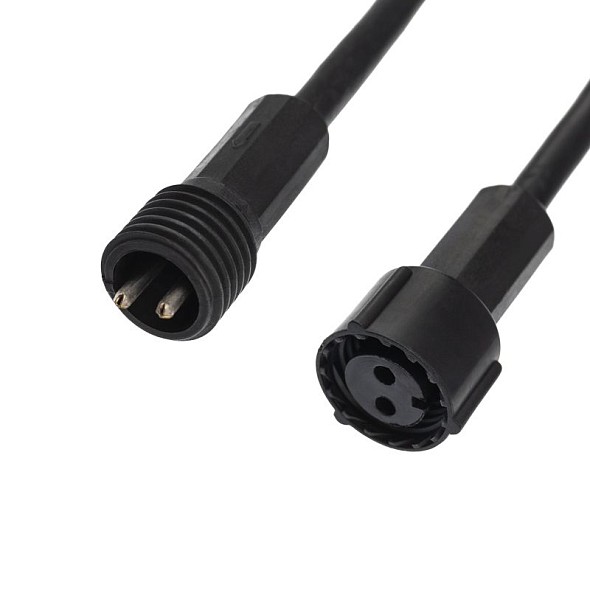 Гирлянда светодиодная Занавес 2х1,5м 360 LED ЗЕЛЕНЫЙ черный КАУЧУК IP67 постоянное свечение 230В блок в комплекте NEON-NIGHT