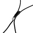 Гирлянда светодиодная Сеть треугольная 1,5х2х2м 136 LED БЕЛЫЙ черный ПВХ IP65 свечение с динамикой 230В блок в комплекте NEON-NIGHT