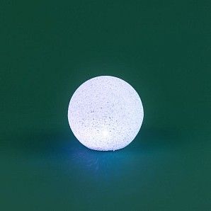 Фигура светодиодная Снежок RGB, 14 см
