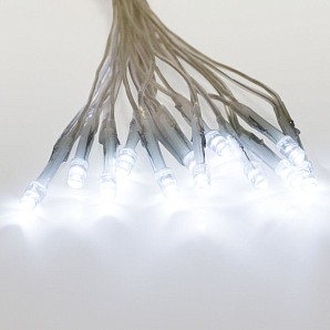 Гирлянда Сеть 1,5х1,5м, прозрачный ПВХ, 96 LED Белый