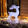 Акриловая светодиодная фигура Олень 50х25х75 см, IP65, понижающий трансформатор в комплекте NEON-NIGHT