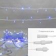 Гирлянда светодиодная Нить 10м 100 LED СИНИЙ прозрачный ПВХ IP65 постоянное свечение 230В соединяется нужен блок 303-500-1 NEON-NIGHT
