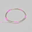 Гирлянда светодиодная Роса 2м, 20LED, РОЗОВЫЙ, IP20, тонкий батарейный блок, 2хCR2032 в комплекте NEON-NIGHT